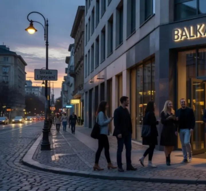 Exteriorul locației Balkan Evero din București, spațiu modern pentru evenimente